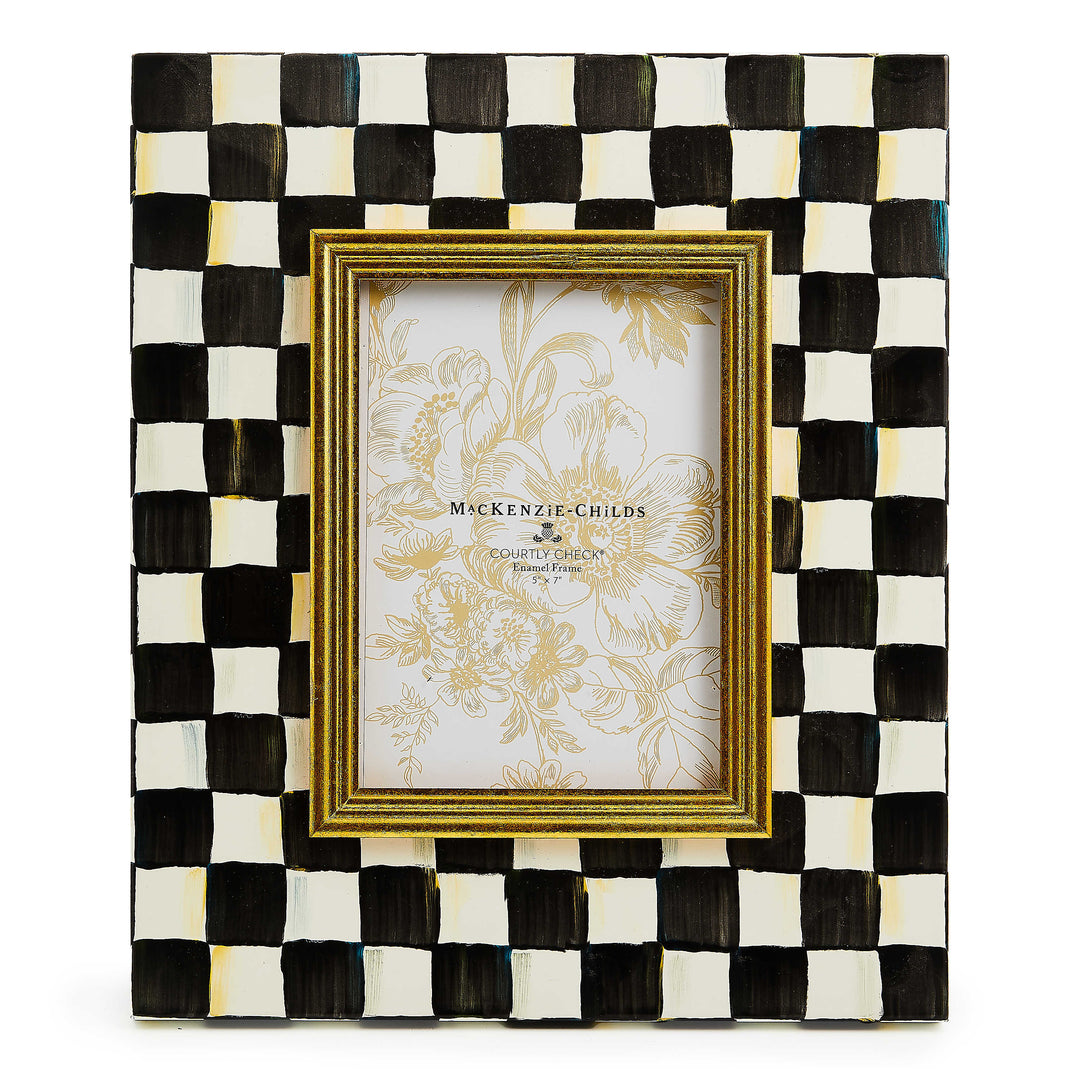 MacKenzie Childs: Courtly Check 5" x 7" Frame