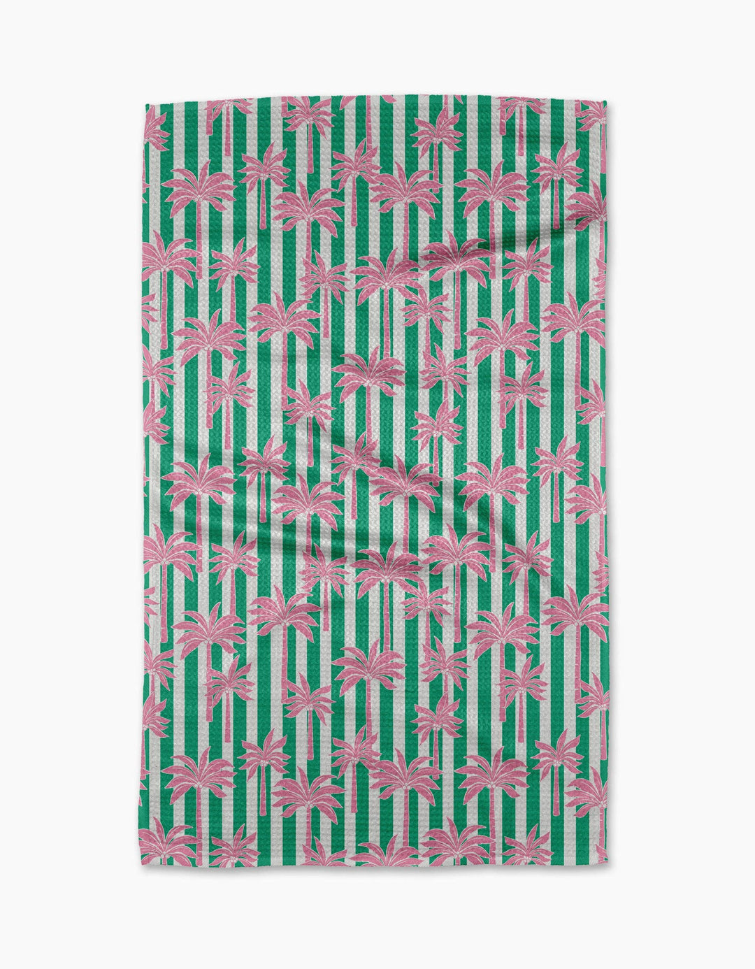 Palm Tree Stripe Tea Towel - B Social Boutique