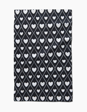 Onyx Love Lattice Luxe Hand Towel