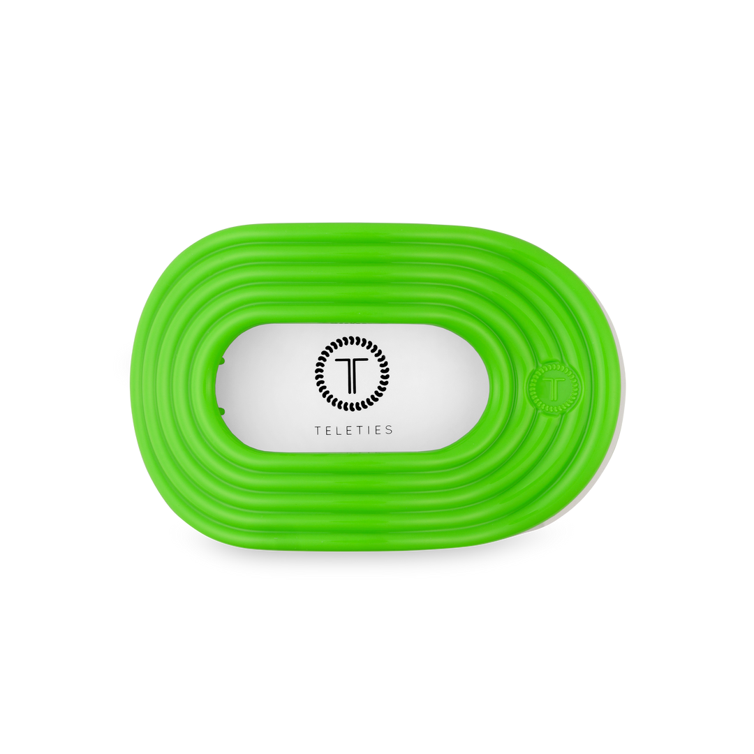 TELETIES: Medium Flat Round Clip - B Social Boutique