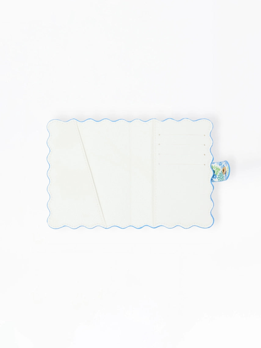 Mary Square: Passport Cover Daisy Chain White
