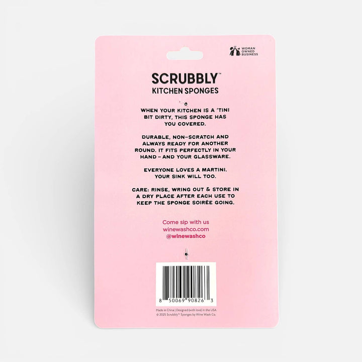 Martini Scrubbly - Cleanie: Pink