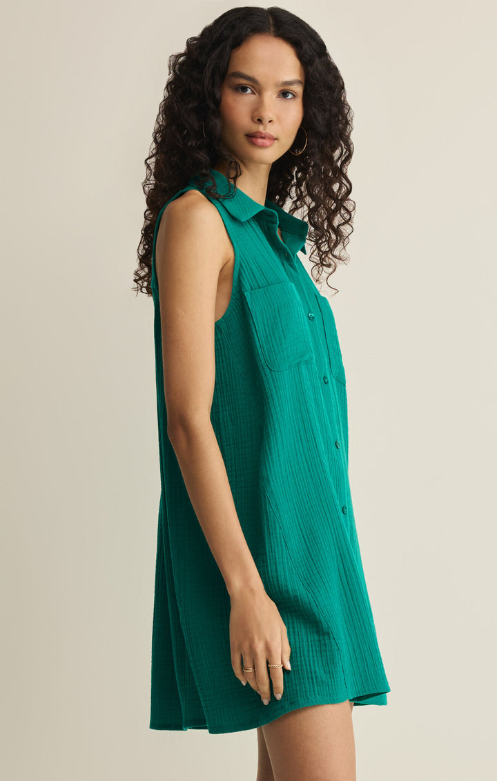 Z Supply: New Light Mini Dress - Rainforest