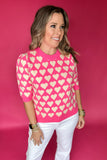 THML: Pink Heart Sweater