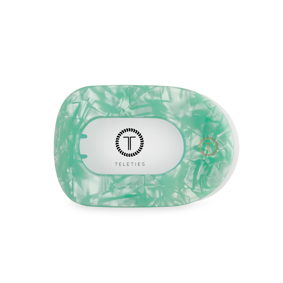 TELETIES: Medium Flat Round Clip - B Social Boutique