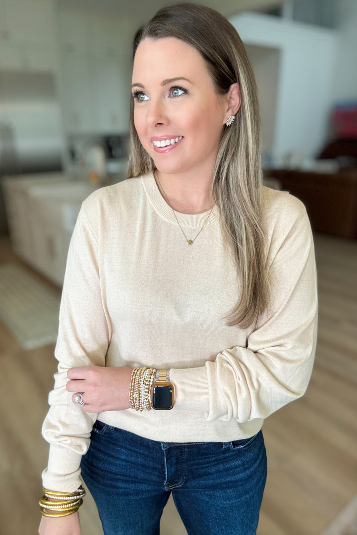 Z Supply: The Perfect Layer Sweater Champagne