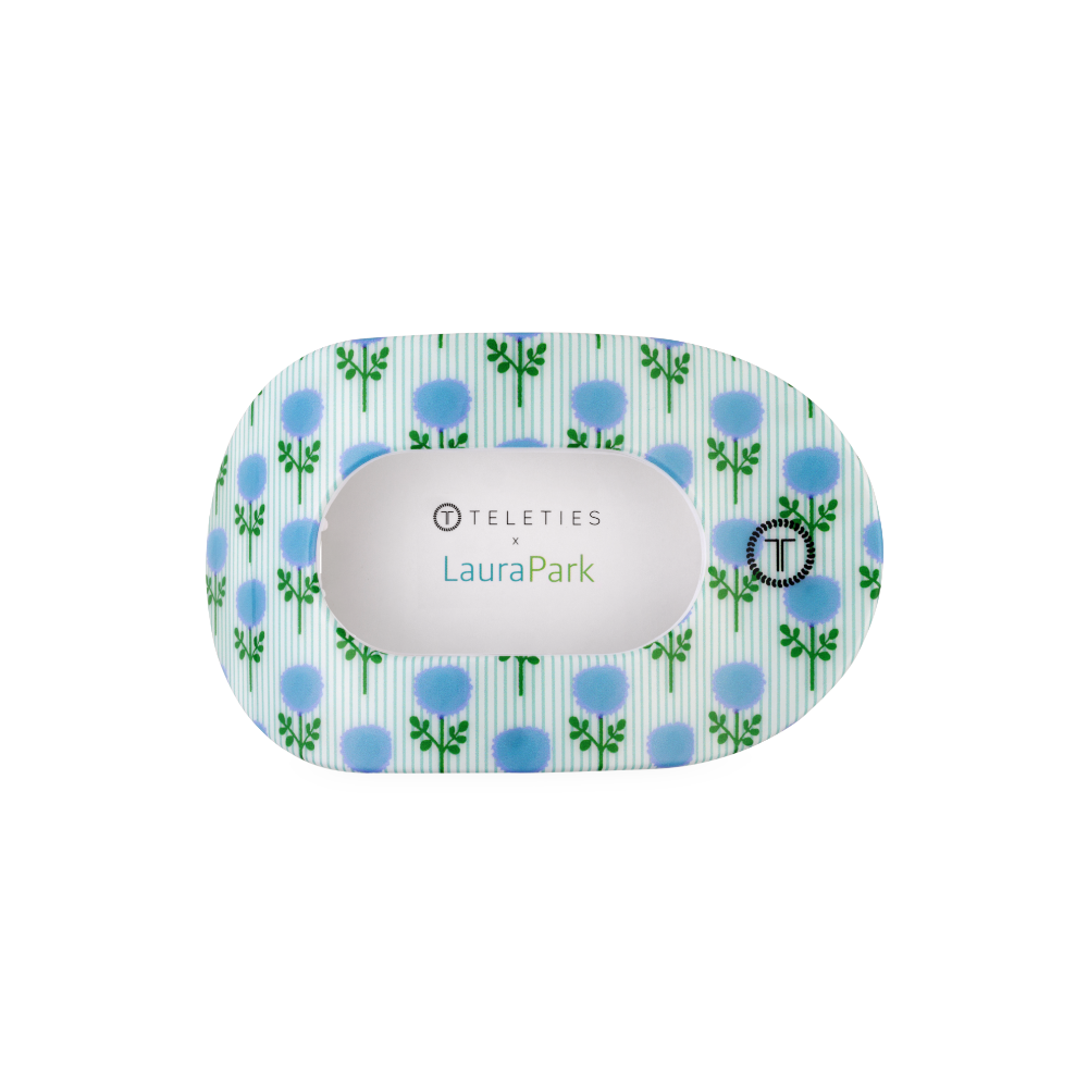 Blue Marigold | Medium | Flat Round Hair Clip