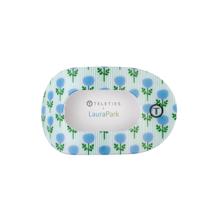 Blue Marigold | Medium | Flat Round Hair Clip