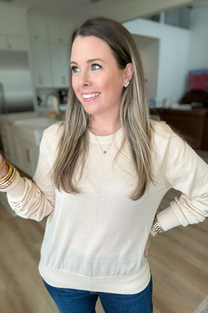 Z Supply: The Perfect Layer Sweater Champagne