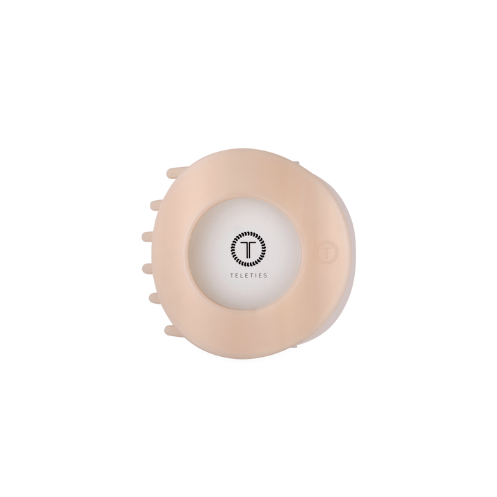 Almond Beige | Medium | Flat Circle Hair Clip