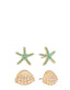 Spartina 449: Sea Treasures Stud Set (2) - Gold