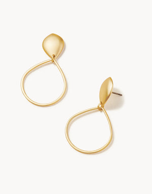 Spartina 449: Droplet Earrings -Gold