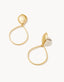 Spartina 449: Droplet Earrings -Gold