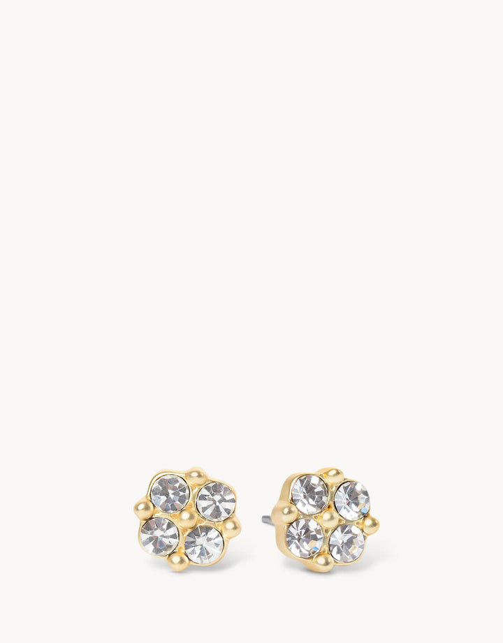 Spartina 449: Sea La Vie Stud Earrings Blessed/Crystal Clover