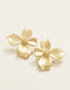 Spartina 449: Wallflower Stud Earrings Gold