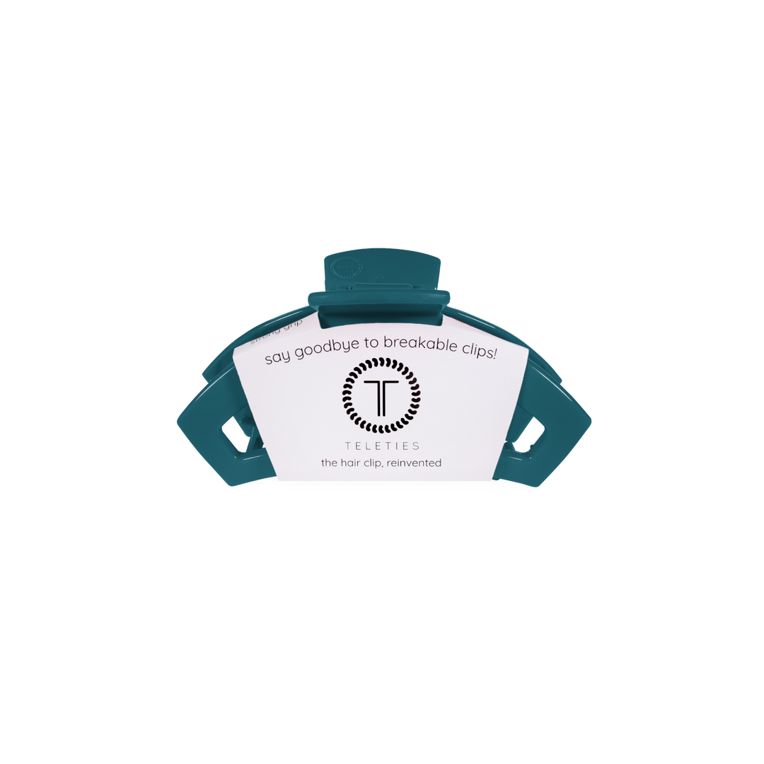 Open Teal With It Tiny Hair Clip