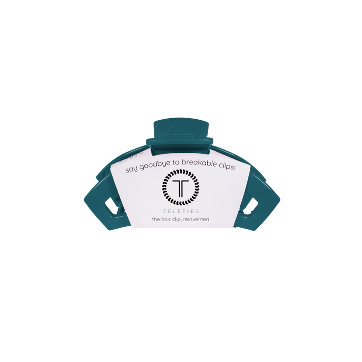 Open Teal With It Tiny Hair Clip