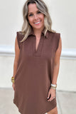 Visits Polo Dress - Mocha