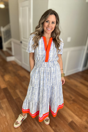 THML: Stripe Is Sweet Midi Dress