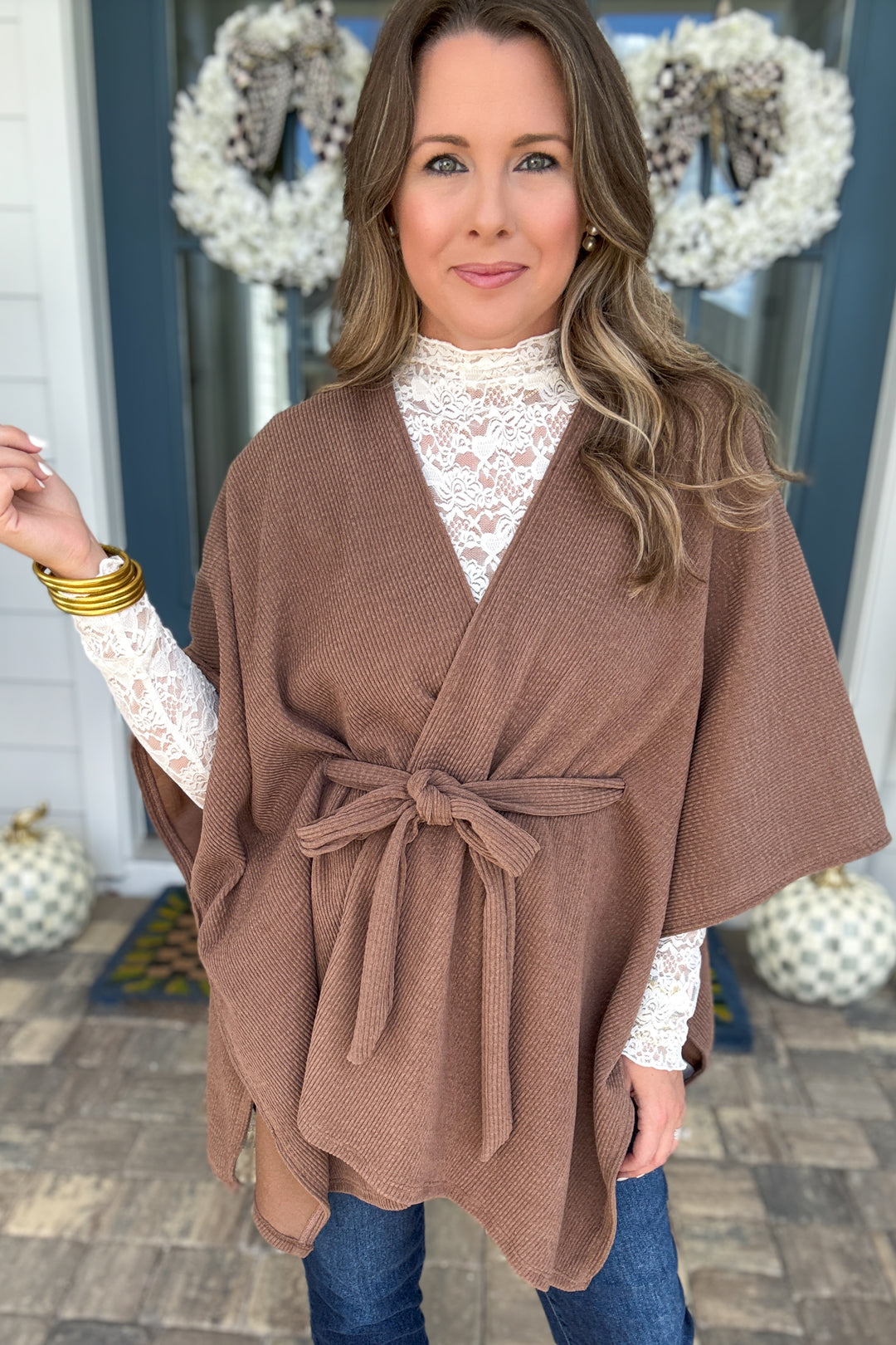 Layer Up Romance Floral Lace Mock Neck Top - Ivory