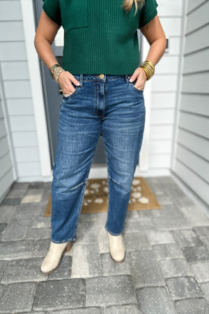 KUT: ASHLEY HIGH RISE SLOUCHY BARREL JEAN - DEDICATION