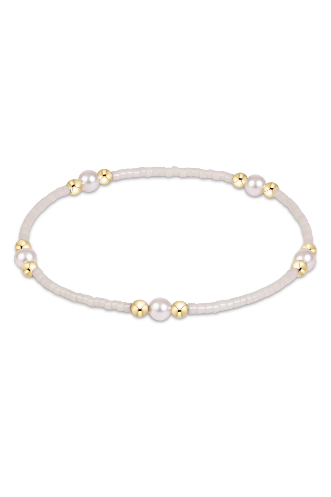 enewton: Hope Purpose Pearl Bracelet - Milkshake