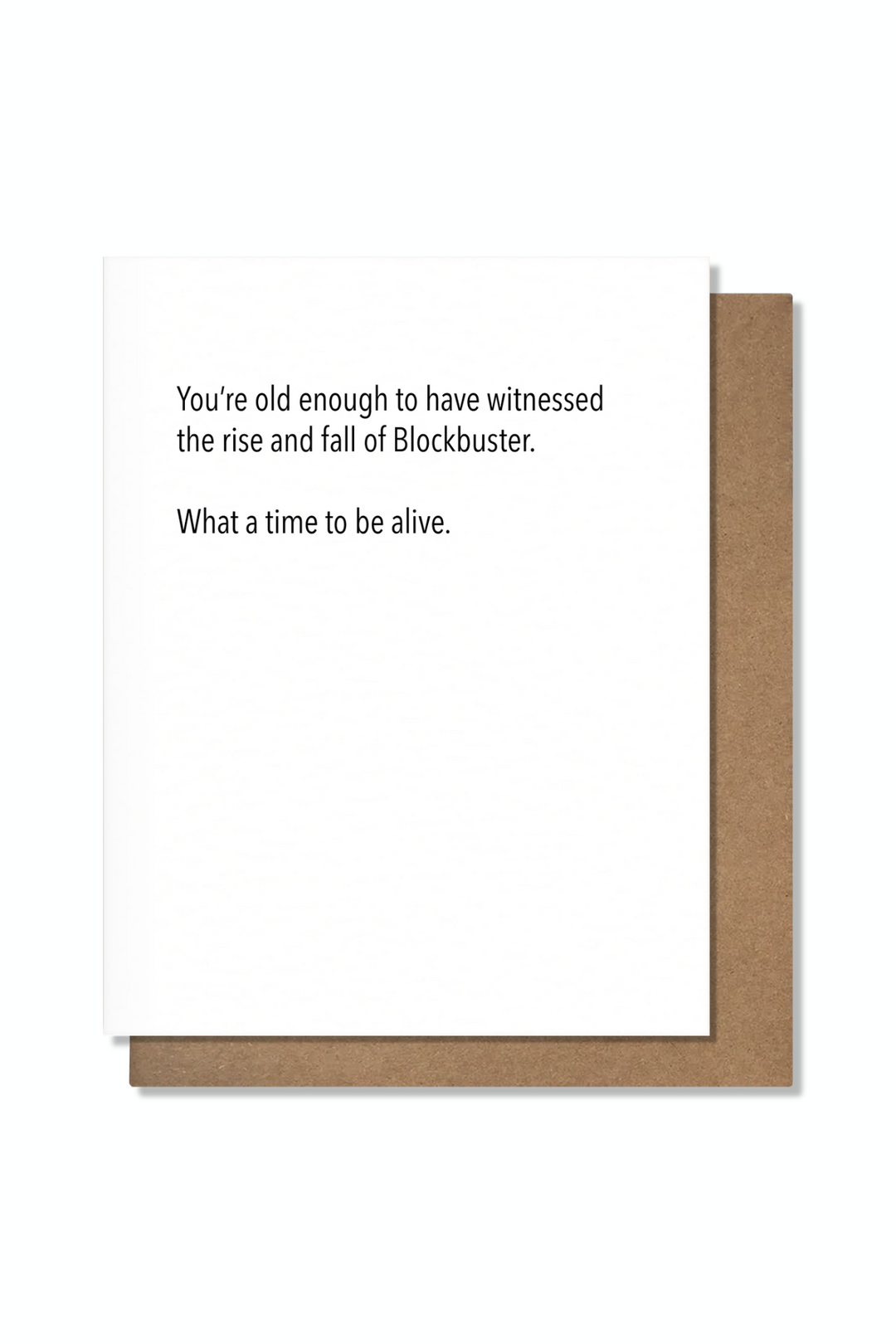 Blockbuster - Funny Birthday Card