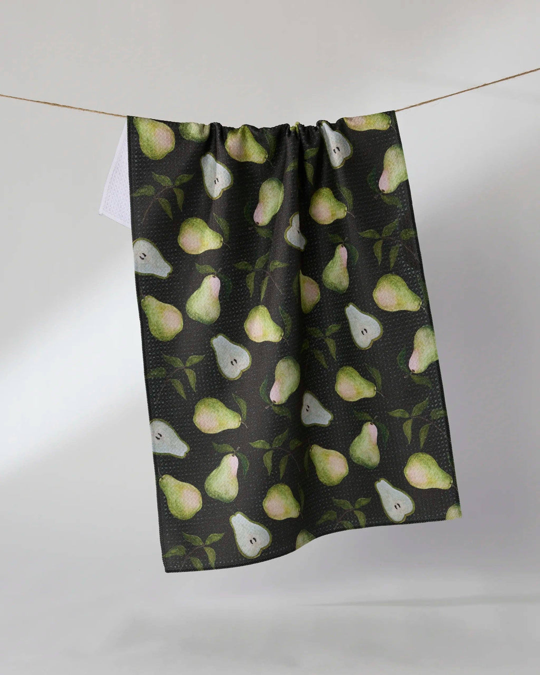 Pearwood Tea Towel: White