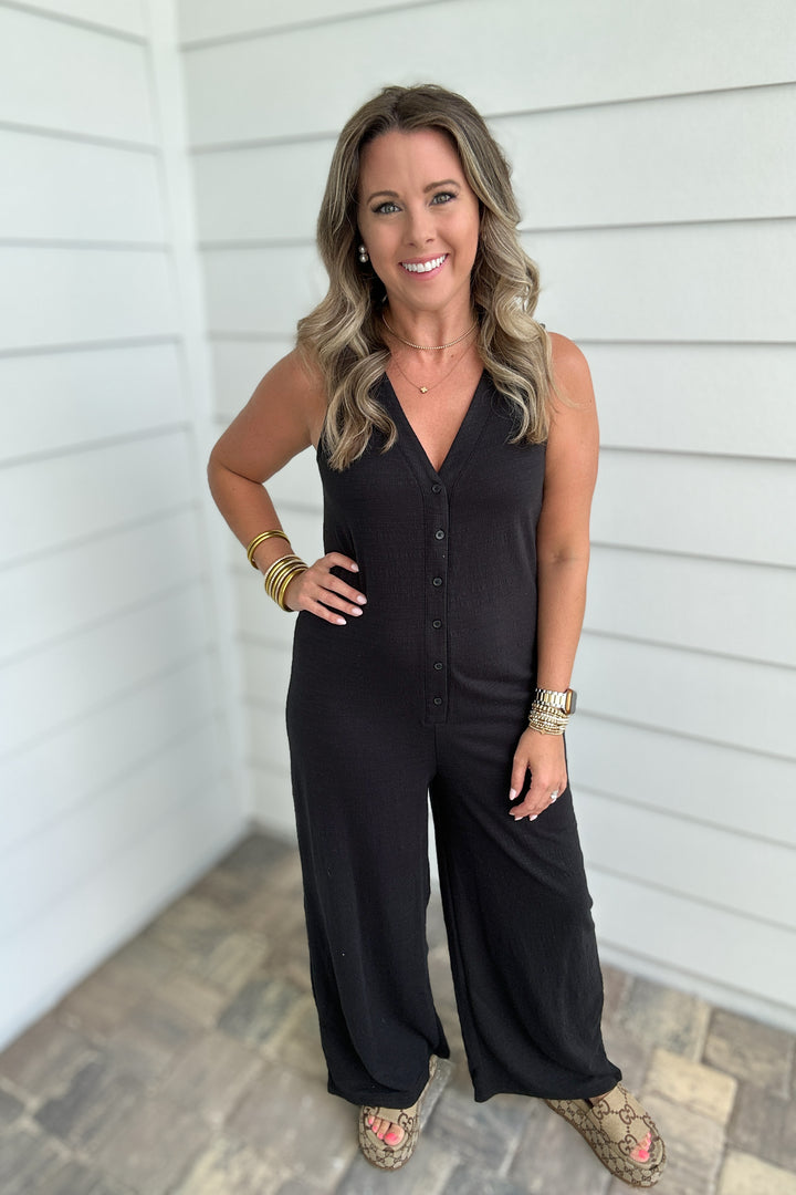 Z Supply: Solace Jumpsuit Black