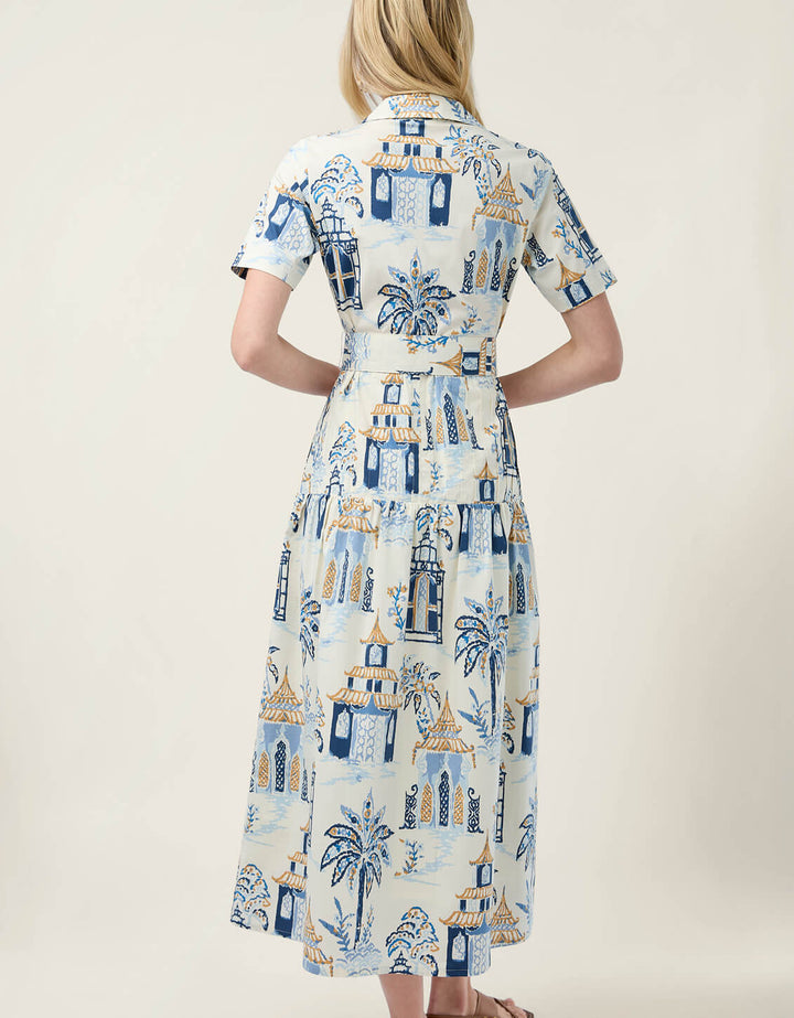 Spartina 449: Lupita Midi Dress Flagler Cream