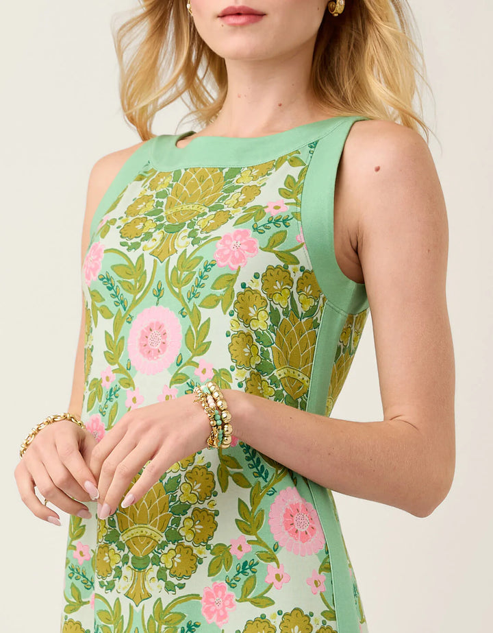Spartina 449: Madolyn Midi Dress Seawall Damask Lilac