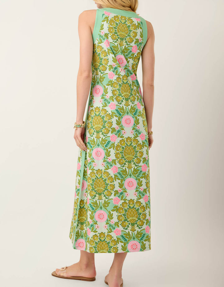 Spartina 449: Madolyn Midi Dress Seawall Damask Lilac