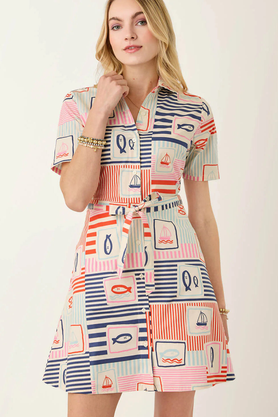 Spartina 449: Allison Shirt Dress Admiral