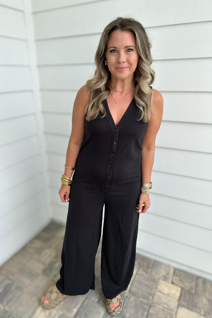 Z Supply: Solace Jumpsuit Black