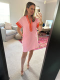 THML: Once Call Away Dress -  Pink