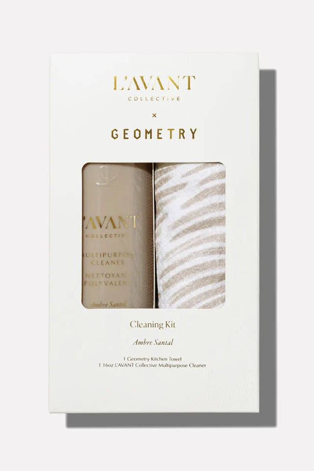 L'AVANT Collective: L'AVANT x Geometry Cleaning Kit Ambre Santal 16oz