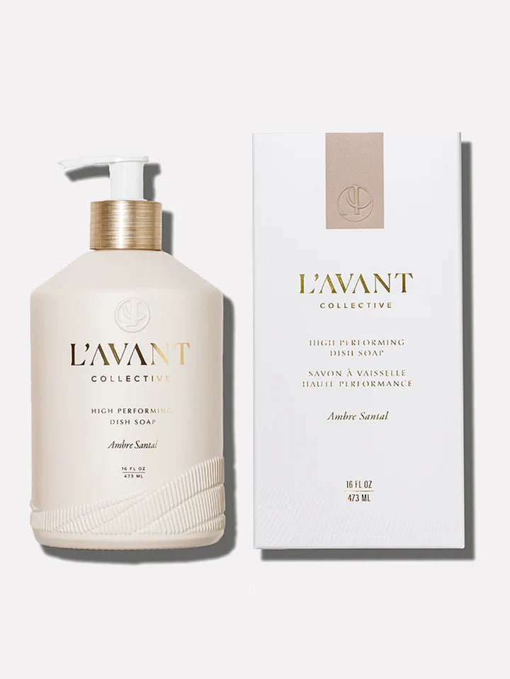 L'AVANT Collective: High Performing Dish Soap Ambre Santal 16oz
