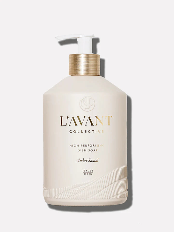 L'AVANT Collective: High Performing Dish Soap Ambre Santal 16oz