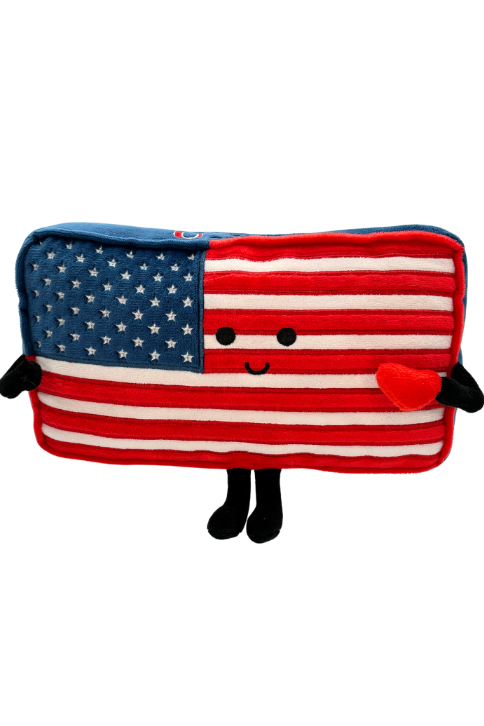 American Flag Stuffed Plush - USA FLAG - B Social Boutique