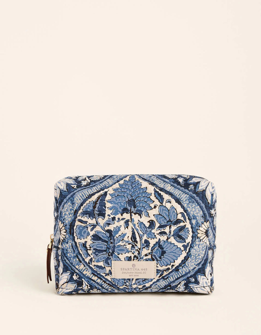 Spartina 449: Callie Cosmetic Case - Japonica Cartouche Blue