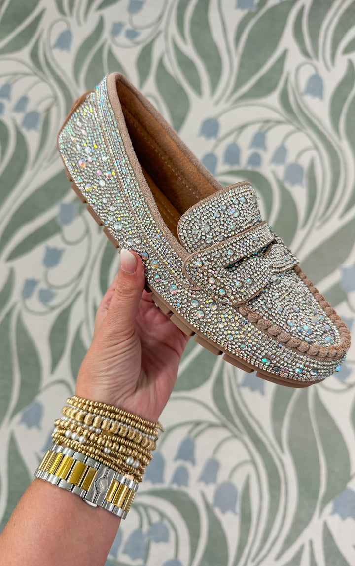 Corkys: Penny For Your Thoughts Loafers - Rhinestone