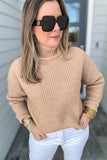 Molly Bracken: Beige Turtleneck Sweater