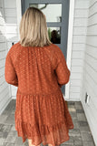Molly Bracken: Give Thanks Dress - Rust