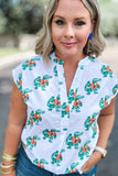 The Florida Poplin V-Neck