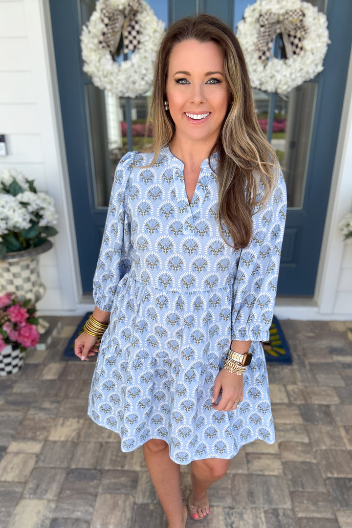 cooper st blue dress Cooper ST Dress Blue Off Shoulder Tiered Ruffle Midi Size 8