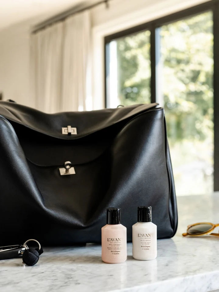 L'AVANT Collective: Mini Hand Care Set, Hand Soap + Hand Lotion Blushed Bergamot