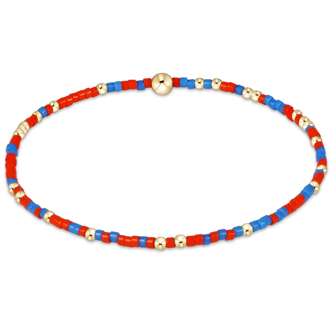 enewton: Gameday Hope Unwritten Bracelet - Bright Orange/Cobalt