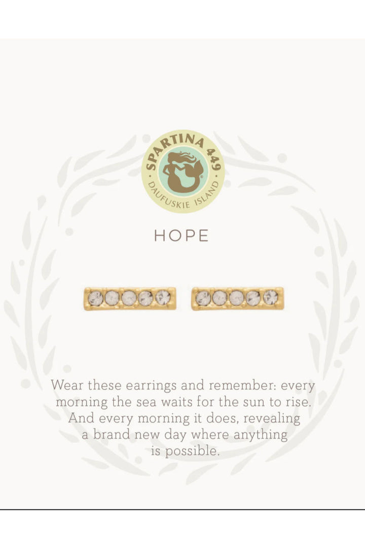 Spartina 449: Sea La Vie Stud Earrings Hope/Horizon