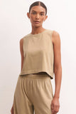 Z Supply: SLOANE COTTON JERSEY TANK -Rattan