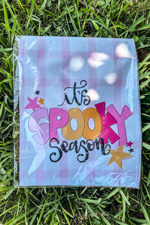 It's Spooky Season Pink Garden Flag